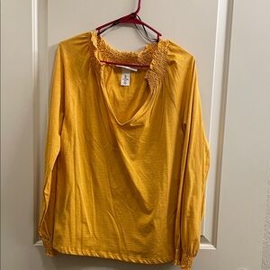 H&M Mustard Yellow Blouse